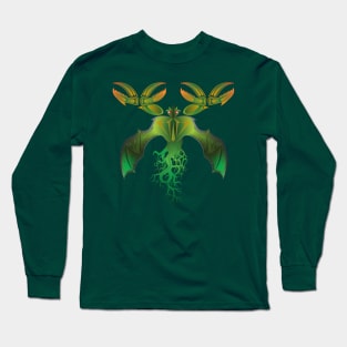 Green winged monster with claws like a crab Long Sleeve T-Shirt